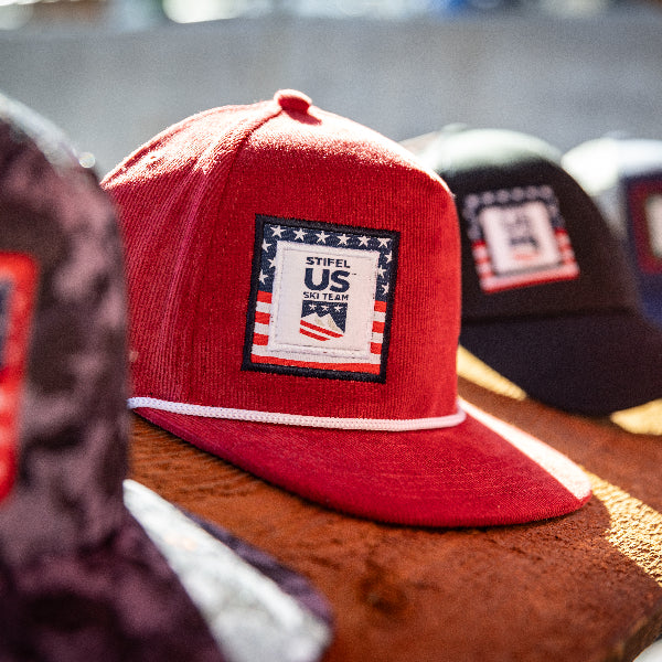 Red US SKi Hat