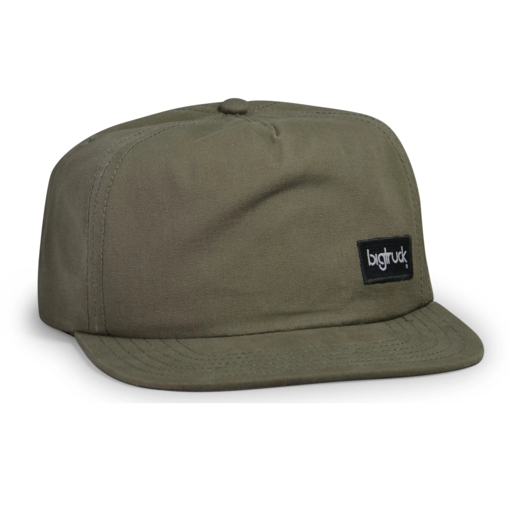 Olive Patchless Pioneer Baseball Cap – bigtruck