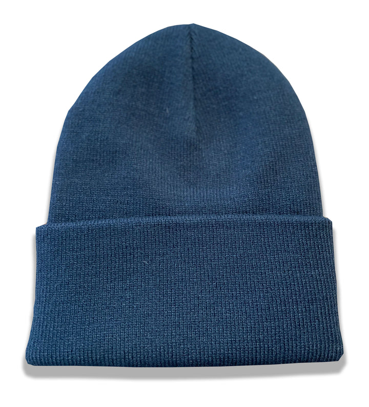 Navy Fold Beanie