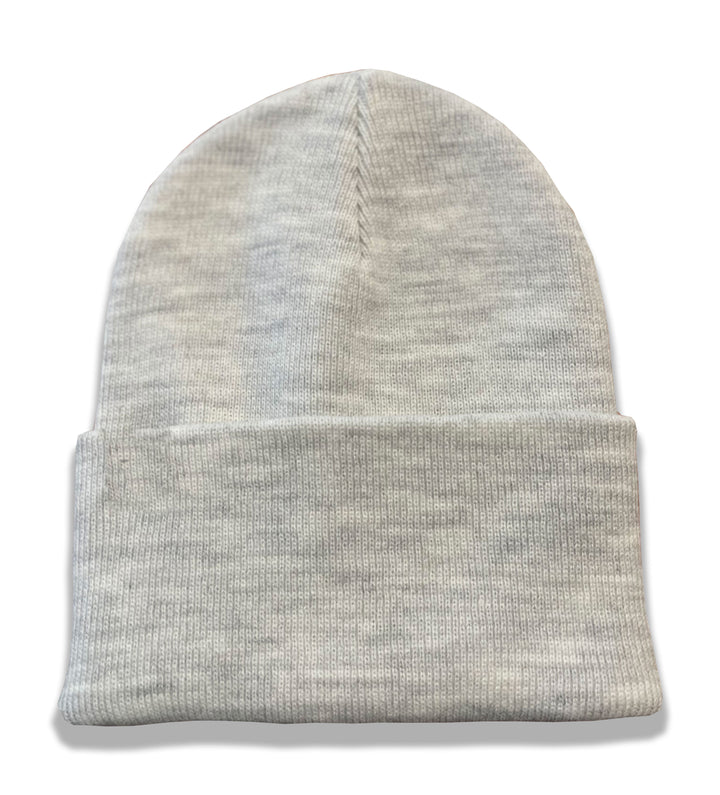 Light Grey Fold Beanie